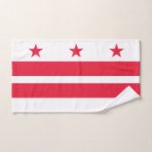 Drapeau de l'État de Washington DC (Serviette à main)