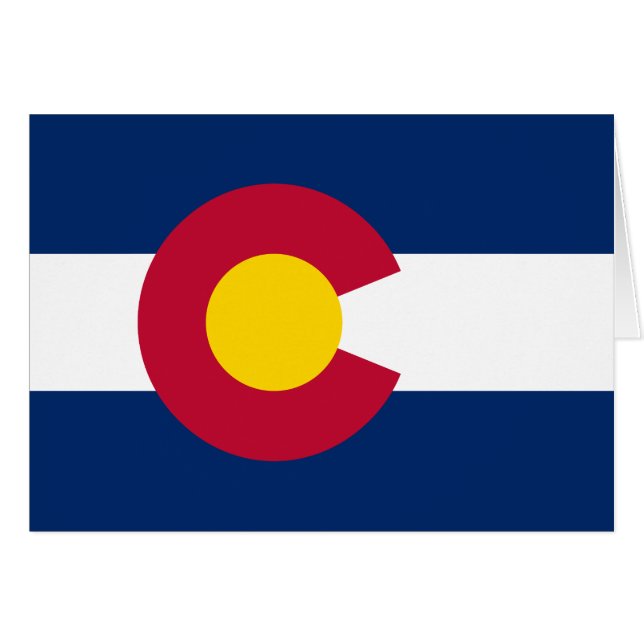 Drapeau de l'État du Colorado (Devant horizontal)