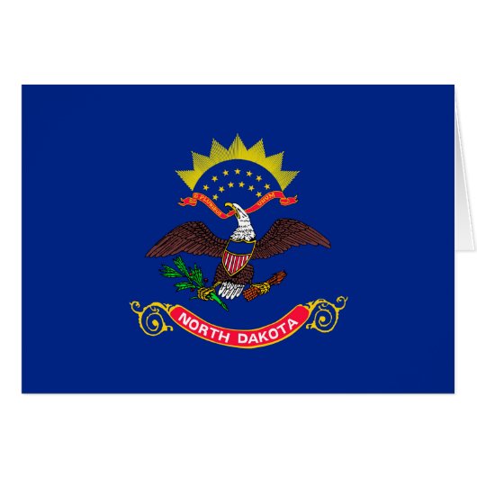 Drapeau de l'État du Dakota du Nord (Devant horizontal)