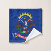 Drapeau de l'État du Dakota du Nord (Gant de toilette)