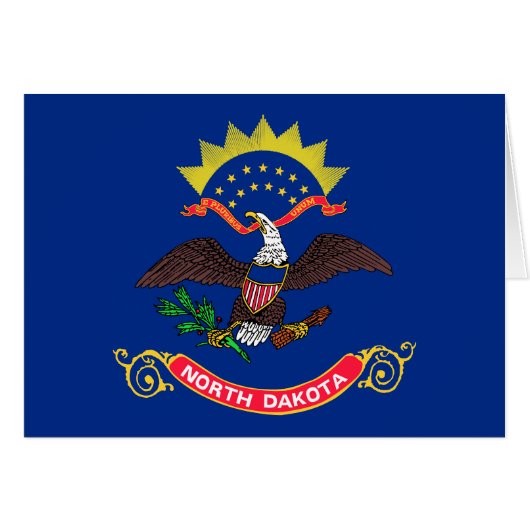 Drapeau de l'État du Dakota du Nord (Devant horizontal)