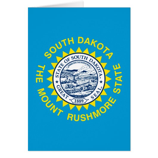 Drapeau de l'État du Dakota du Sud (Devant)