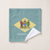 Drapeau de l'État du Delaware (Gant de toilette)