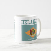 Drapeau de l'État du Delaware Mugs (Devant droit)