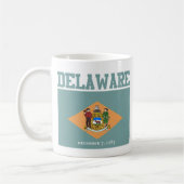 Drapeau de l'État du Delaware Mugs (Gauche)