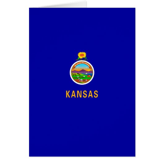 Drapeau de l'État du Kansas (Devant)