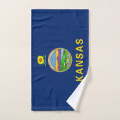 Drapeau de l'État du Kansas (Serviette à main)