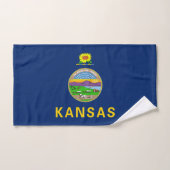Drapeau de l'État du Kansas (Serviette à main)