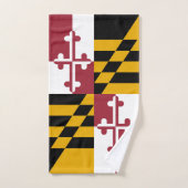 Drapeau de l'État du Maryland (Serviette à main)
