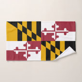 Drapeau de l'État du Maryland (Serviette à main)