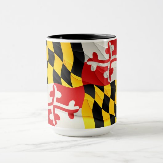 Drapeau de l'état du Maryland, café Mug avec desig (Centre)