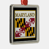 Drapeau de l'état du Maryland Ornement de Noël (Droite)
