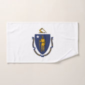 Drapeau de l'État du Massachusetts (Serviette à main)