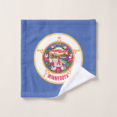 Drapeau de l'État du Minnesota (Gant de toilette)