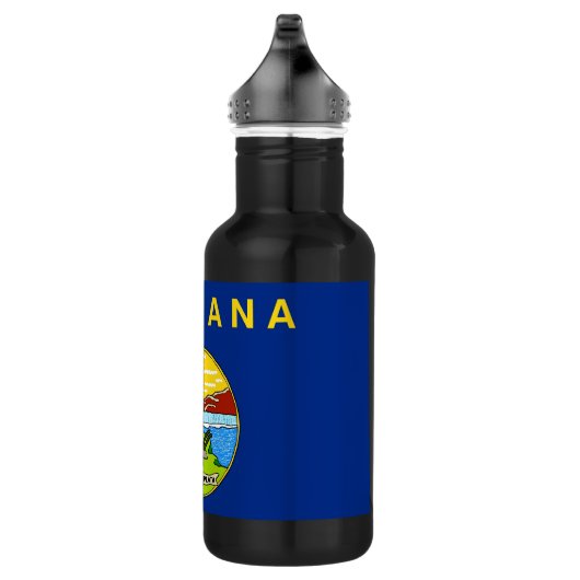 Drapeau de l'État du Montana Bouteille de la liber (Droite)