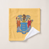Drapeau de l'État du New Jersey (Gant de toilette)