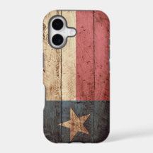 Drapeau de l'État du Texas sur un vieux grain de b