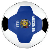 Drapeau de l'État du Wisconsin (Tourné)