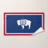 Drapeau de l'État du Wyoming (Serviette à main)