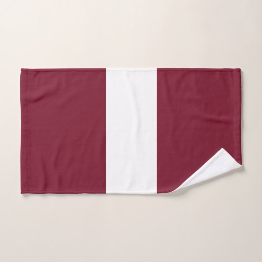 Drapeau de Lettonie (Serviette à main)