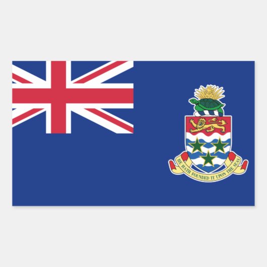 Drapeau de l'île Cayman Stickers (Devant)