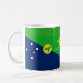 Drapeau de l'île Christmas Céramique Café Mug (Gauche)