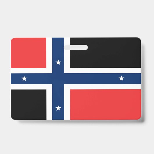 Drapeau de l'île de Bouvet Badge (Avant)