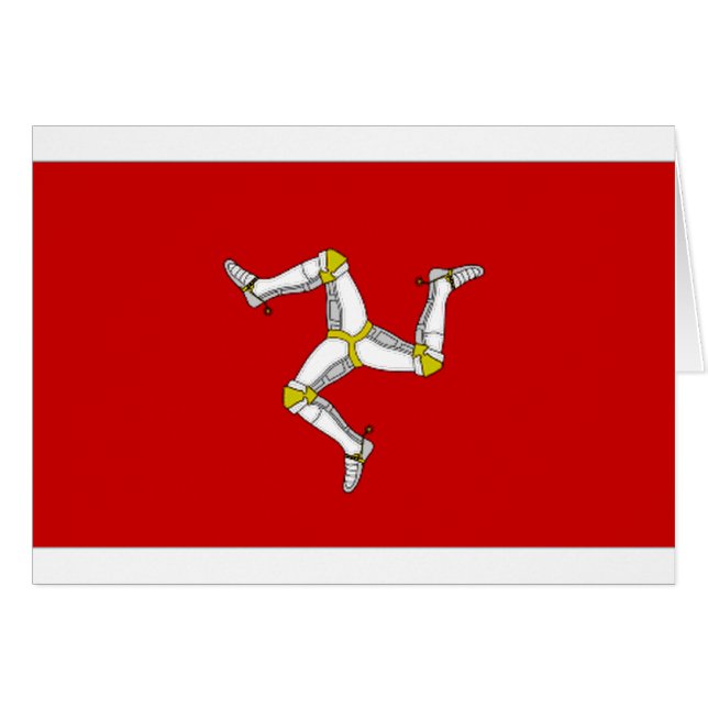 Drapeau de l'île de Man (Devant horizontal)