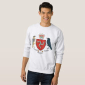 Drapeau de l'île de Man - Sweatshirt de l'emblème (Devant entier)
