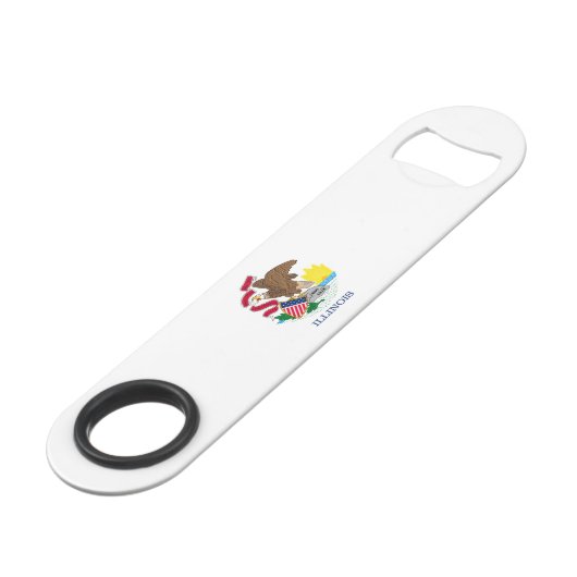 Drapeau de l'Illinois (Devant angulaire)