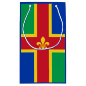 Drapeau de Lincolnshire petit sac cadeau (Dos)