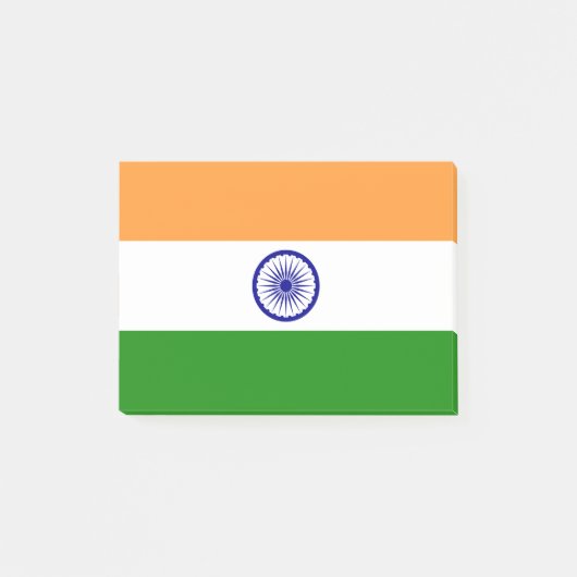 Drapeau de l'Inde Post-it® Notes (Devant)