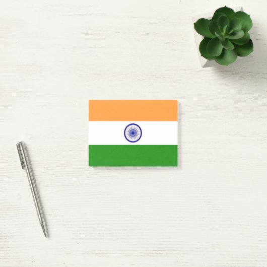 Drapeau de l'Inde Post-it® Notes (Bureau)