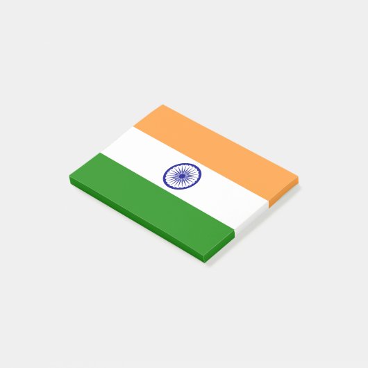 Drapeau de l'Inde Post-it® Notes (Incliné)