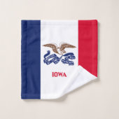 Drapeau de l'Iowa (Gant de toilette)