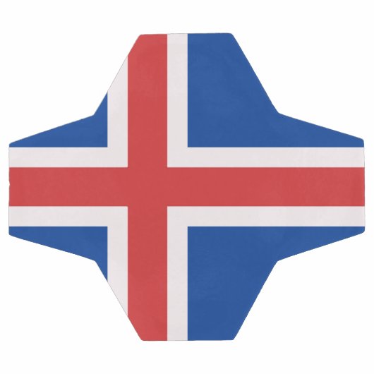 Drapeau de l'Islande (Plat)