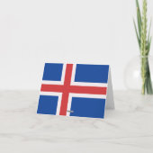 Drapeau de l'Islande (Dos)