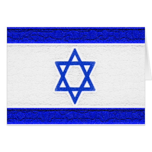 Drapeau de l'Israël (Devant Horizontal)