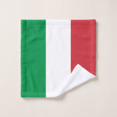 Drapeau de l'Italie (Gant de toilette)