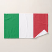 Drapeau de l'Italie (Serviette à main)