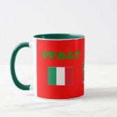 Drapeau de l'ITALIE et manteau de tasse de bras (Gauche)