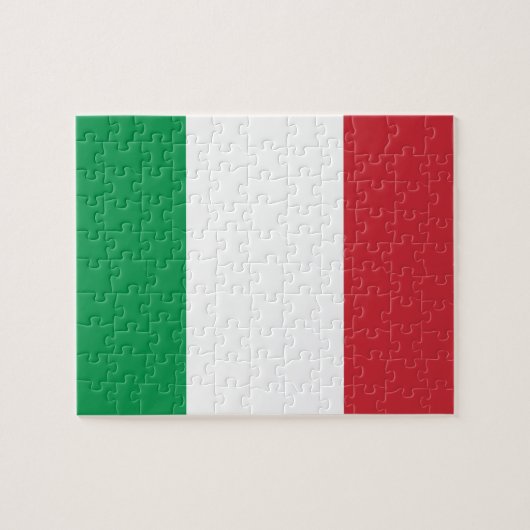 Drapeau de l'Italie Puzzle de photos (Horizontal)