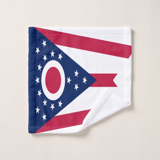 Drapeau de l'Ohio (Gant de toilette)
