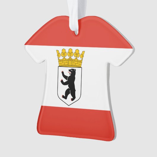 Drapeau de l'ornement de Berlin (devant)