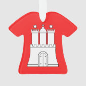 Drapeau de l'ornement de Hambourg (dos)