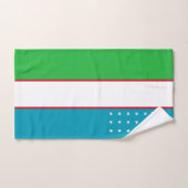 Drapeau de l'Ouzbékistan (Serviette à main)