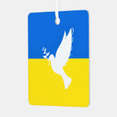 Drapeau de l'Ukraine Dove de la Paix Ornement de N (Avant gauche)