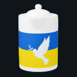 Drapeau de l'Ukraine - La colombe de la paix - Lib<br><div class="desc">Drapeau de l'Ukraine - La colombe de la paix - Liberté - Soutien de la paix - Solidarité - Drapeau ukrainien - Fort ensemble - Victoire de la liberté ! Faisons du monde un endroit meilleur - tout le monde ensemble ! Un monde meilleur commence - dépend - a besoin...</div>