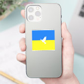Drapeau de l'Ukraine Stickers Dove de la Paix - Li (Téléphone)