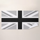 Drapeau de l'Union britannique (Union Jack) monoch (Serviette de bain)